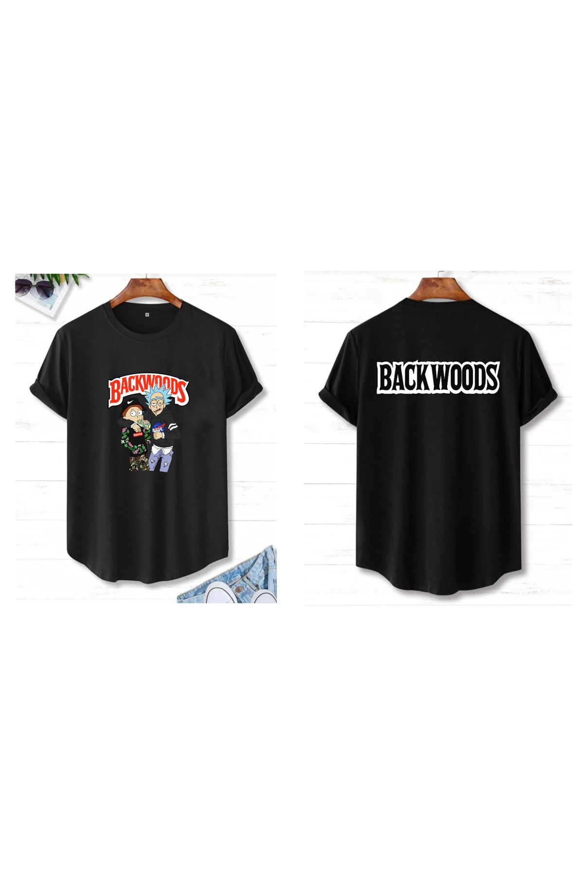 Blackwoods on arka baskili siyah   